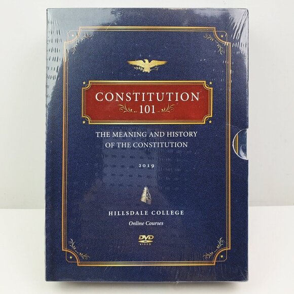 Constitution 101 DVD Box Set Hillsdale College Meaning History Course Sealed - Picture 1 of 7